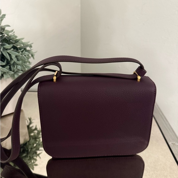 TORY BURCH ELEANOR PEBBLED SMALL CONVERTIBLE SHOULDER / CROSSBODY BAG - Picture 3 of 8